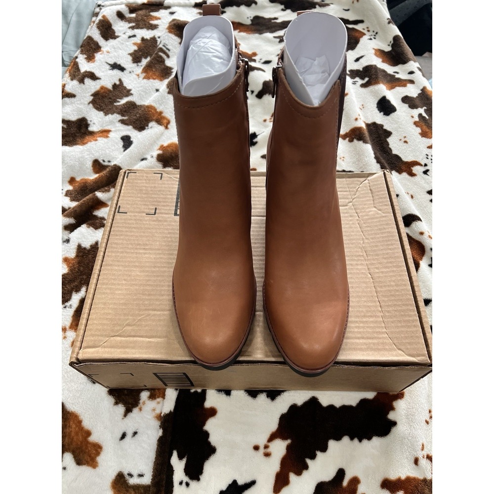 Naturalizer Women's Verney Weatherproof boots in cider spice leather Size 12 New